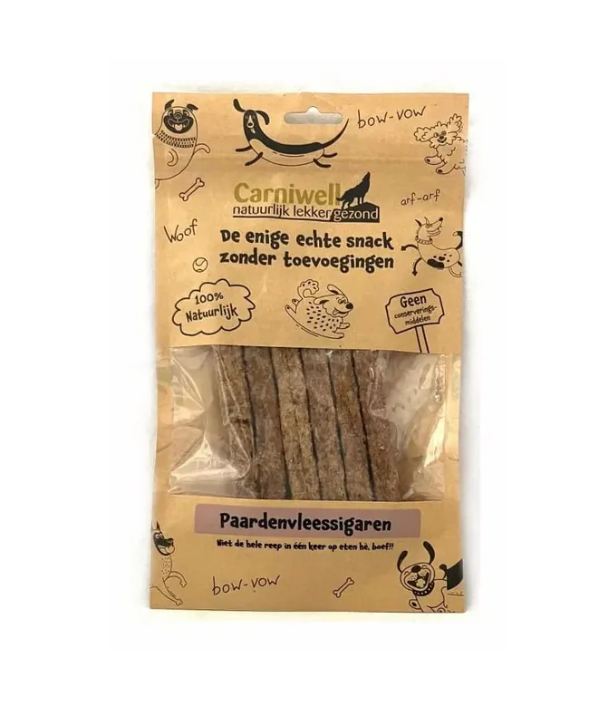 Beste Prijs Carniwell Paardenvleessigaren 100gr