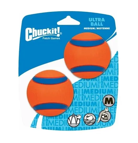 Snelle Levering Chuckit Ultra ball Medium 2 stuks