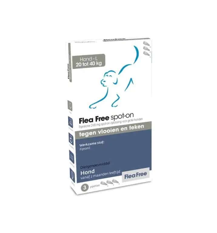 Exil Flea Free spot-on 20-40kg 3 pipet Goedkoop