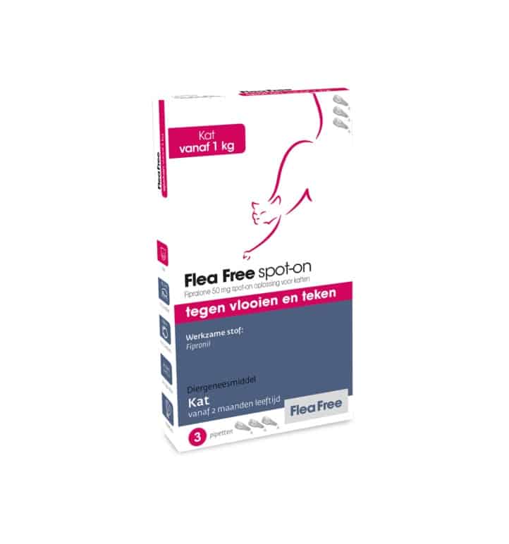 Direct Verzonden Exil Flea Free spot-on kat 3 pipet