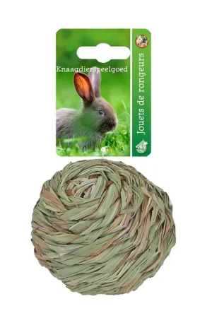 Geweven grasbal met bel, 10cm Aanbieding