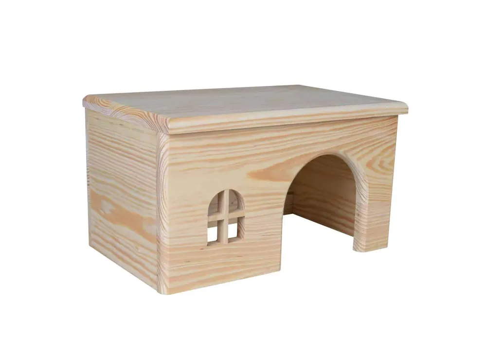 Hamster houten huisje spijkervrij Aanbieding