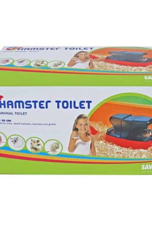 Actieprijs Hamstertoilet met zand. 17cm