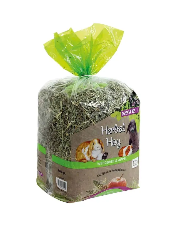 Herbal Hay Weegbree Appel 500 gram Hete Deal