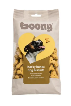 Tijdelijk Beschikbaar hondenkoekjes barky bones 350 gram