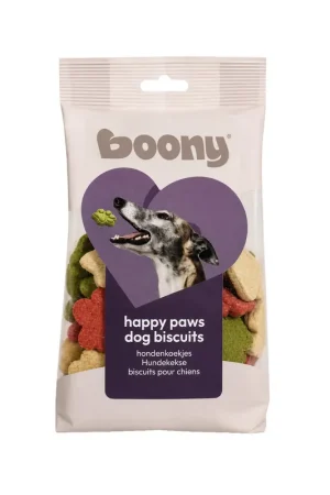 Shop Nu hondenkoekjes happy paws 375 gram