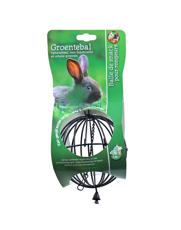 hooi of groenvoerbal metaal met bel zwart, 11 cm Koop Online