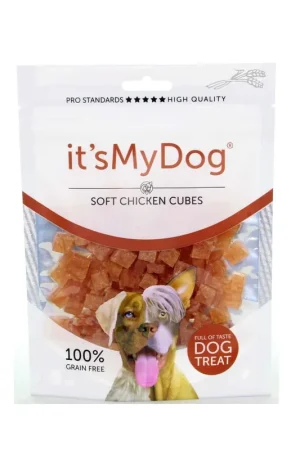 Actieprijs It’s my dog chicken soft cubes
