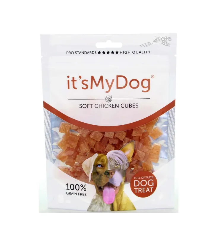 Actieprijs It’s my dog chicken soft cubes