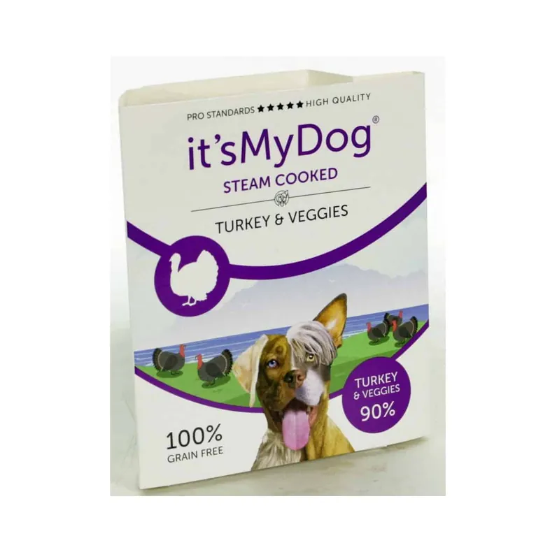 Alleen Vandaag it’s My Dog Steam Cooked Turkey and Veggies
