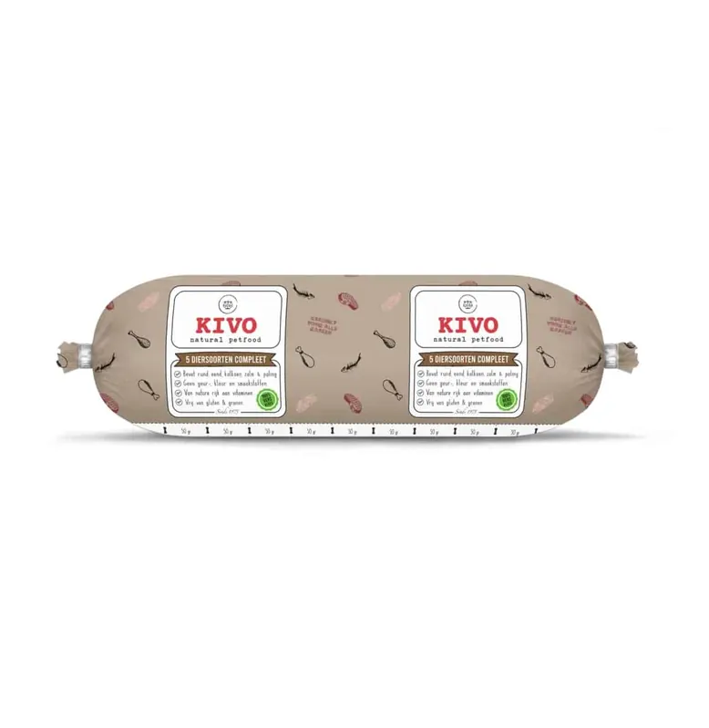 Alleen Vandaag Kivo 5 diersoorten compleet 500 gram