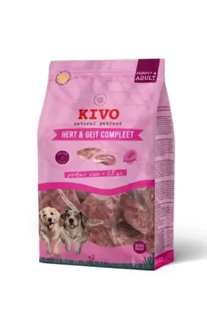 Seizoensaanbieding Kivo portieverpakking Hert en Geit compleet 500gr