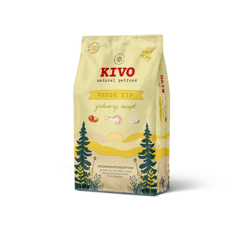 Uitverkoop Kivo Verse kip glutenvrij adult