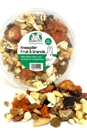 Knaagdier fruit en granola 150gr Hete Deal
