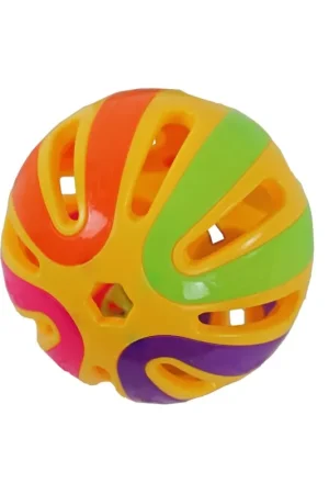 Korting knaagdierspeelgoed bal met bel 12,5 cm