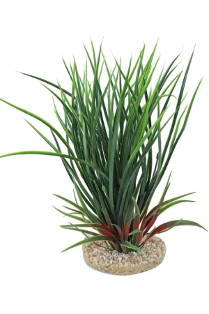 kunststofplant Fan Grass, 30 cm groen Hoge Kwaliteit