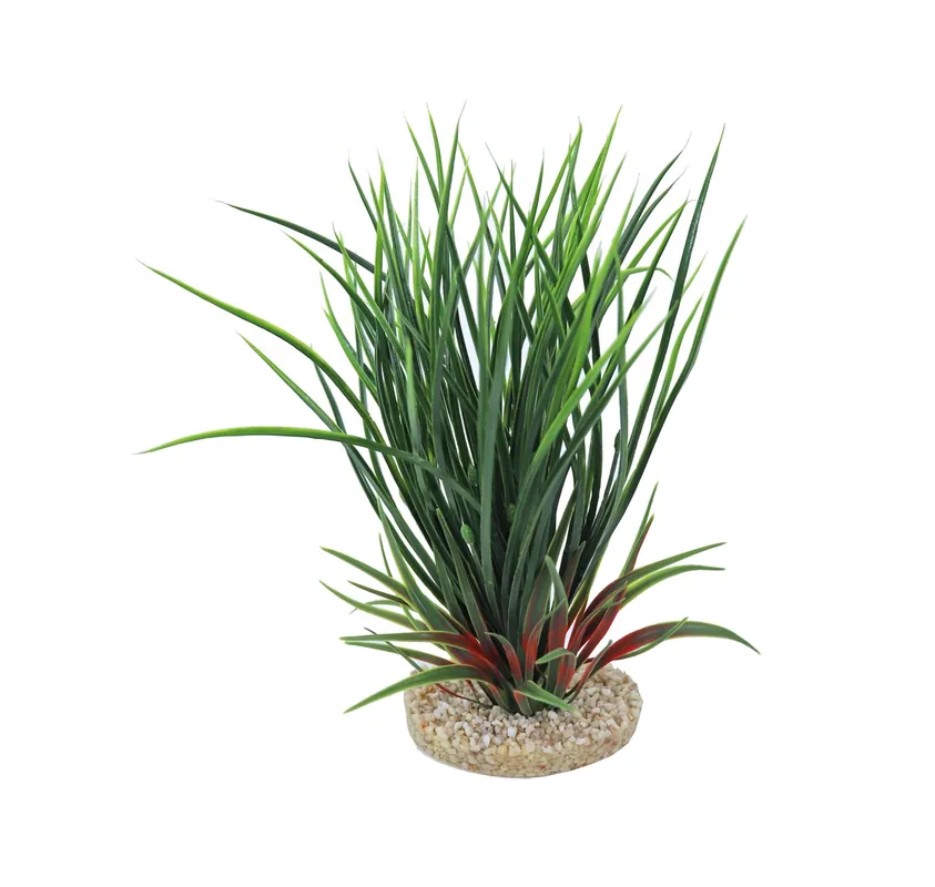 kunststofplant Fan Grass, 30 cm groen Hoge Kwaliteit