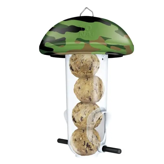 Flitsaanbieding Lona M4 mezenbollenhouder camouflage