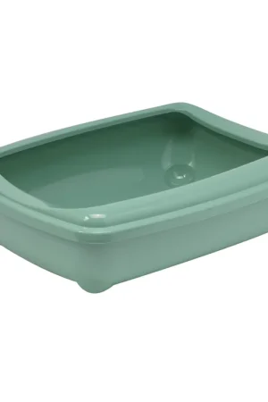 Koop Online plastic kittenbak met rand 42 cm, mint green