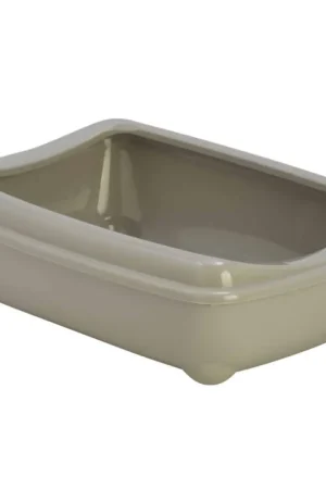 plastic kittenbak met rand 42 cm, warmgrijs Exclusieve Aanbieding