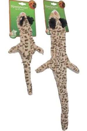 Actieprijs Plat knuffel Luipaard met 2 piepers
