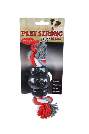 Actieprijs Play strong mini Tugs met flos 7cm zwart