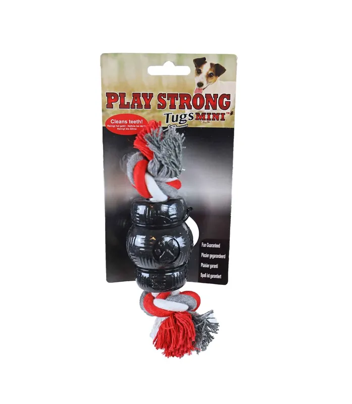 Actieprijs Play strong mini Tugs met flos 7cm zwart