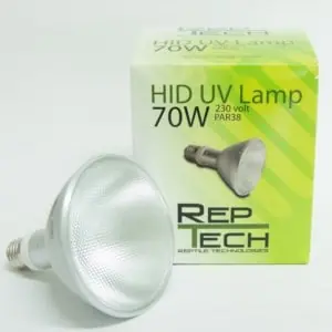 Reptech HID UV lamp, diverse watt Hoge Kwaliteit