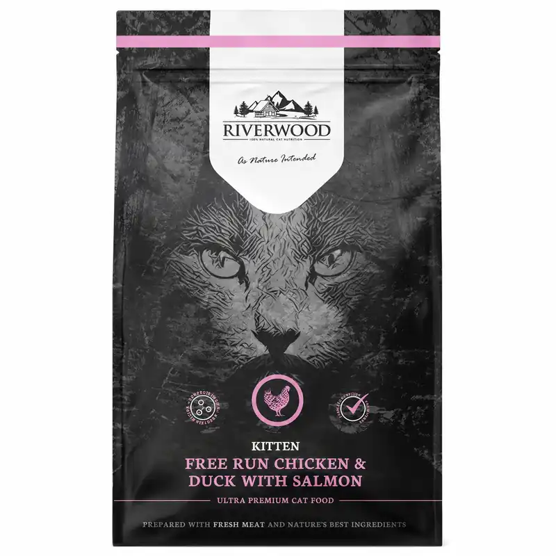 Riverwood Kitten Kip & Eend met Zalm Weekendaanbieding