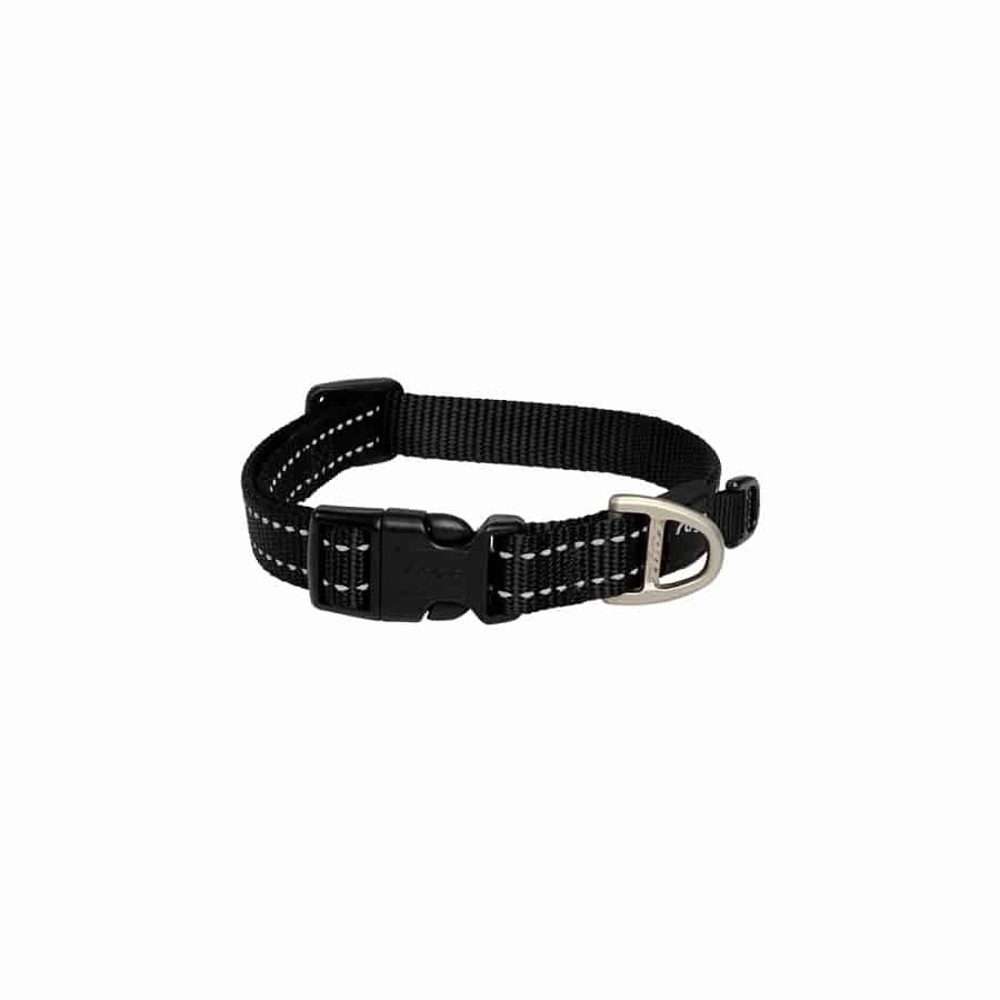Rogz Utility halsband black, diverse maten Alleen Vandaag