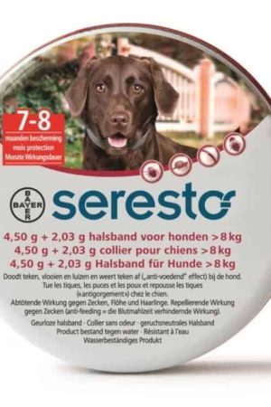 Seresto vlooien en tekenband >8kg Dagaanbieding