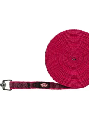 Sleeplijn, met rubber bekleed Fuchsia 5 meter 15mm Express Levering