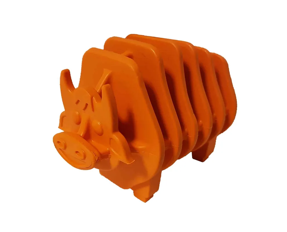 Hete Deal Snacktoy koe rubber 8cm
