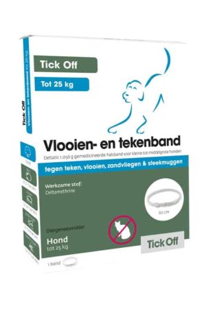 Tick Off Vlooien en tekenband tot 25kg Populair