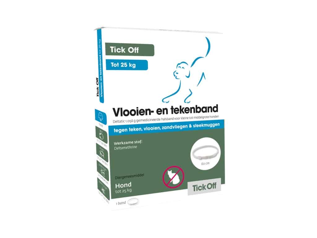 Tick Off Vlooien en tekenband tot 25kg Populair