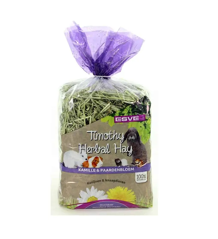 Betaalbaar Timothy Hay Kamille en Paardenbloem 600gr