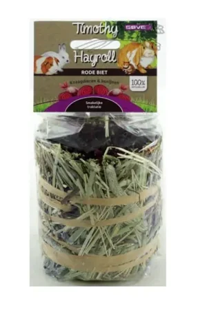 Uitverkoop Timothy Hay Roll Rode Biet 100 gram