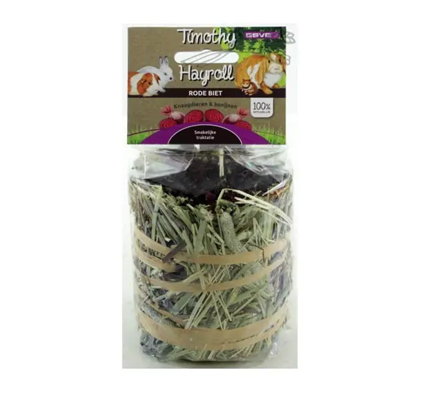 Uitverkoop Timothy Hay Roll Rode Biet 100 gram