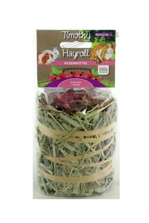 Timothy Hay Roll Rozenbottel 100 gram Beste Prijs