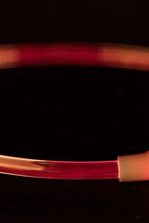 Actieprijs USB Flash Lichtgevende halsband rood (S-M max. 40 cm)