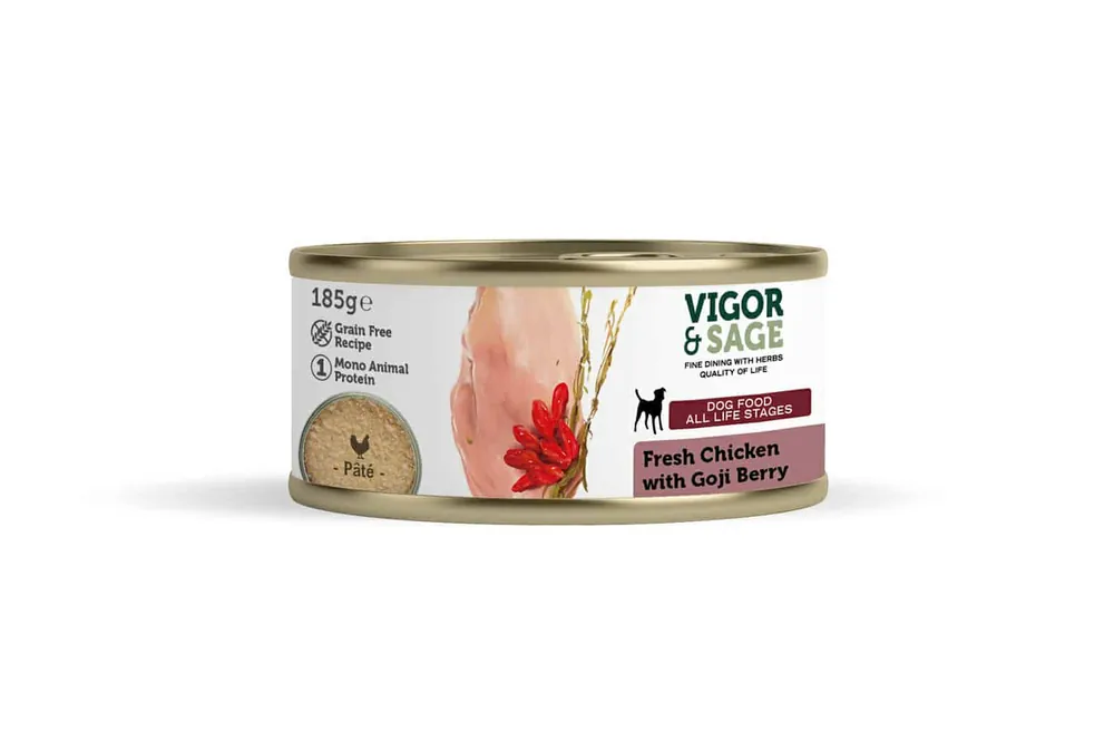 Vigor and Sage Chicken with Goji berry hondenvoer Actieprijs