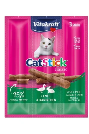 Aanbieding Vitakraft Cat Stick Eend en Konijn