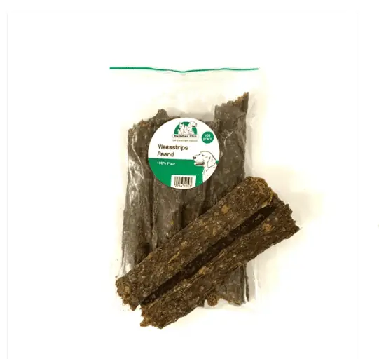 Vleesstrips paard 100gr Rechtstreeks Van De Fabrikant