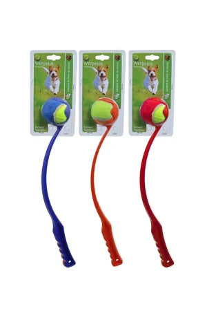 Weekendaanbieding werpstok medium 48cm Incl. tennisbal