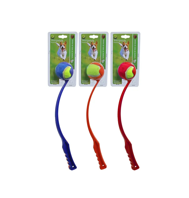 Weekendaanbieding werpstok medium 48cm Incl. tennisbal