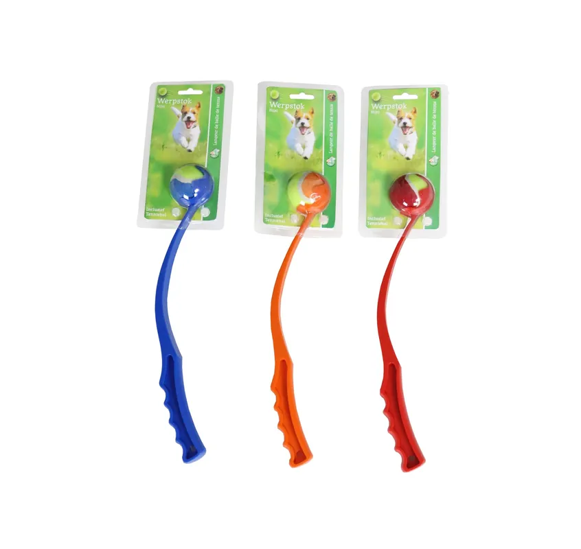 werpstok mini 38cm incl. Tennisbal Speciale Aanbieding