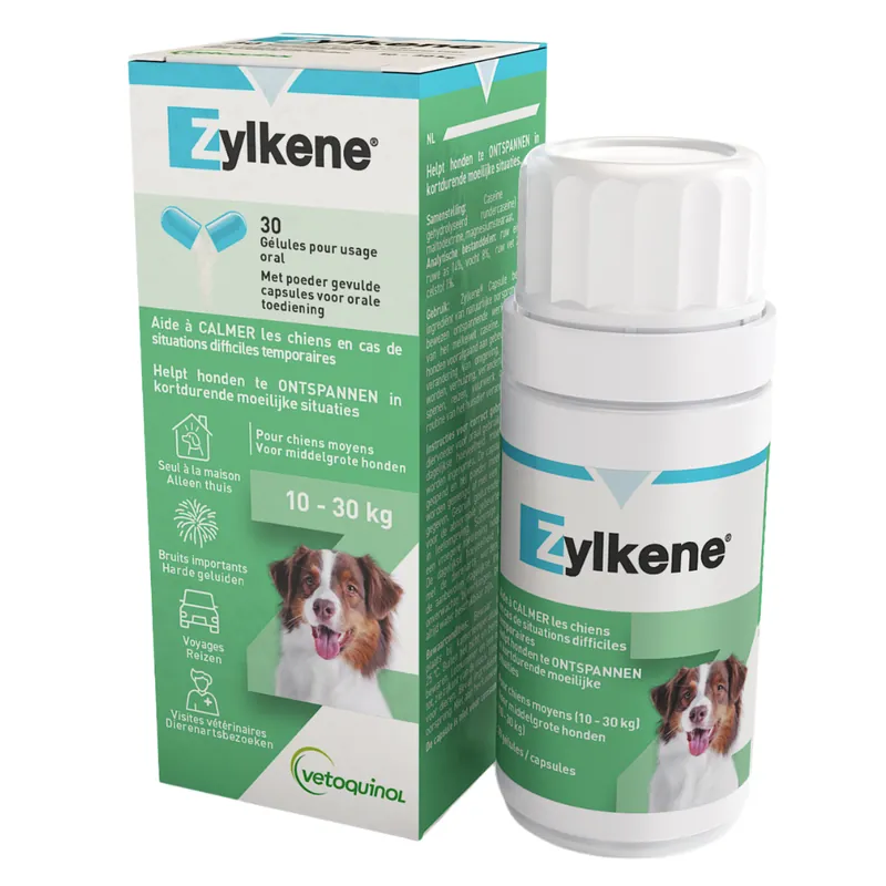 Zylkene 75mg medium dog Anti stress 10-30kg Weekendaanbieding